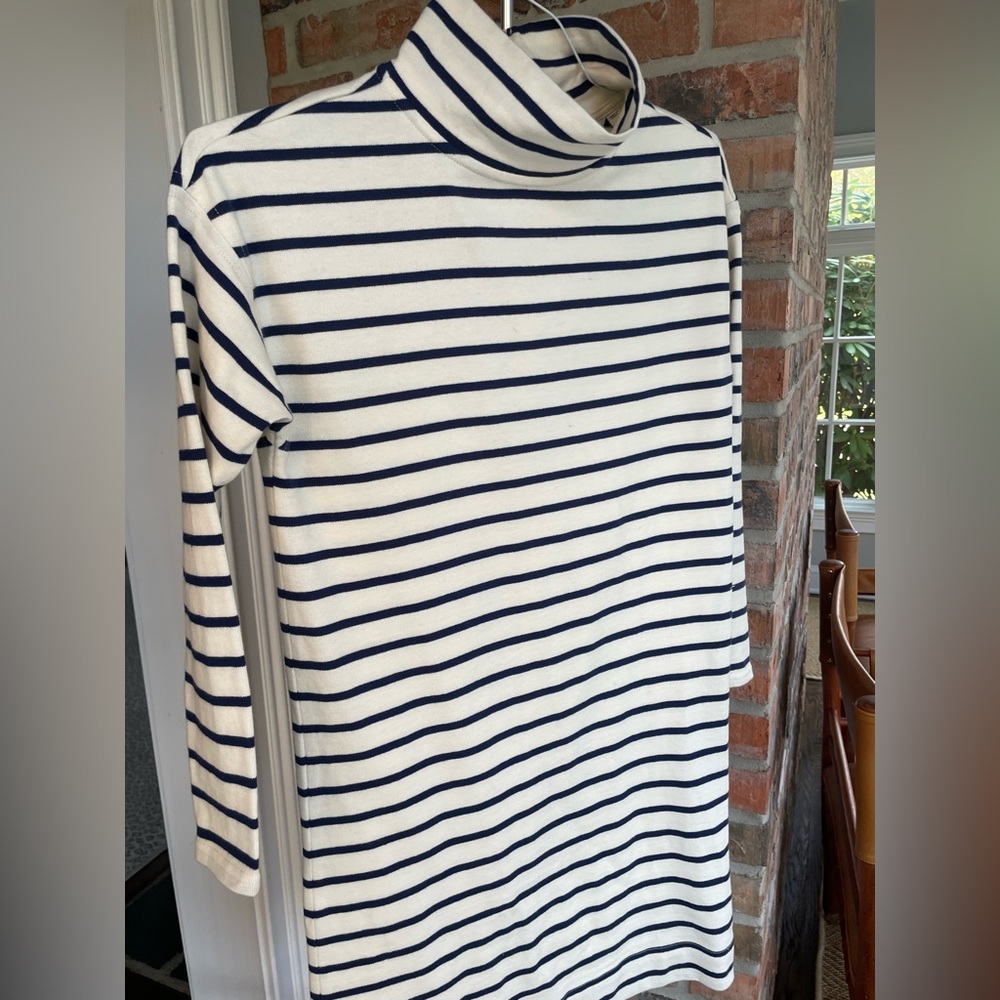 Vineyard Vines turtleneck long sleeve cotton dress